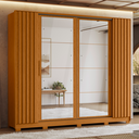 Ver imagem 5 de Roupeiro Flex e Espelho Ripado Atalaia Cinamomo Off White