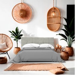 Cabeceira Painel Casal King de Cama Box Estofada Nicole 195 Cm Veludo - 2