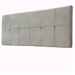 Cabeceira Painel Casal King de Cama Box Estofada Nicole 195 Cm Veludo - 6