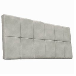 Cabeceira Painel Casal King de Cama Box Estofada Nicole 195 Cm Veludo - 1