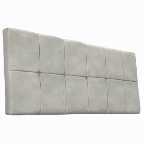 Cabeceira Painel Casal King de Cama Box Estofada Nicole 195 Cm Veludo