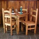 Ver imagem 3 de Duas Cadeiras em Madeira Maciça Marrom Antique