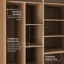 Ver mais imagens de Guarda-Roupa 2 Portas Araçá CabeCasa MadeiraOriginals Marrom/Nogueira