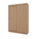 Ver imagem 2 de Guarda-Roupa 2 Portas Araçá CabeCasa MadeiraOriginals Marrom/Nogueira