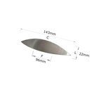 Ver imagem 3 de Puxador Carire Níquel Escovado 96 Mm 343 Linha Premium Torralba