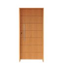 Ver imagem 2 de Kit Porta de Madeira 210x92cm Batente 14cm Fechadura Rolete Belissima 2 Rodam Abertura Direita Marro