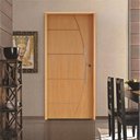 Ver imagem 1 de Kit Porta de Madeira 210x92cm Batente 14cm Fechadura Rolete Belissima 6 Rodam Abertura Esquerda Marr