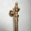 Ver imagem 4 de Puxador Duplo Classic 1000mm Ouro Velho Porta Pivotante Correr Passagem Madeira Vidro Colonial Cláss