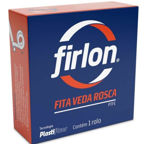 Kit 5 Fitas Veda Rosca 50mm X 18m Firlon