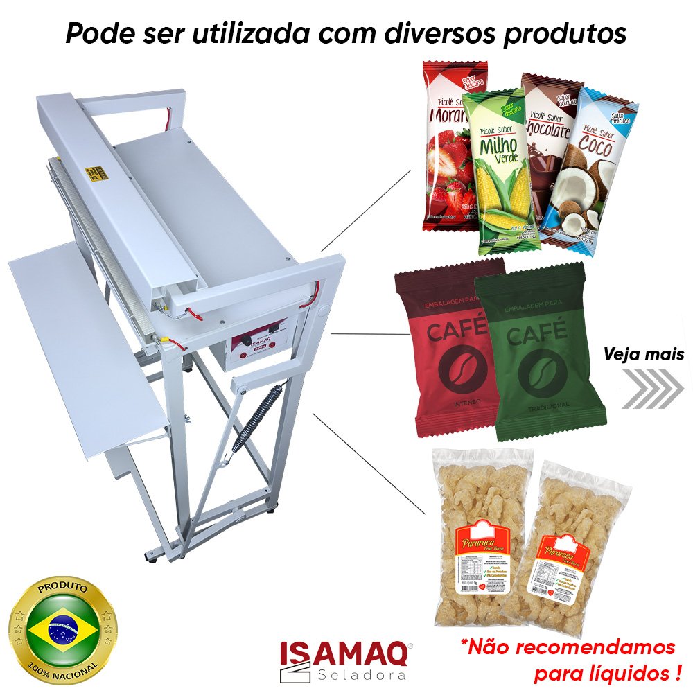 Seladora Recravada 50cm P/ Embalagens Aluminizadas e Outros - 4