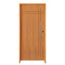 Ver imagem 2 de Kit Porta de Madeira 210x92cm Batente 14cm Fechadura Rolete Belissima 9 Rodam Abertura Esquerda Marr