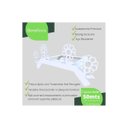 Ver imagem 2 de Suporte Enrolador de Mangueira de Jardim F.flor Branco