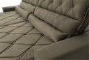 Ver imagem 7 de Sofá Retrátil Reclinável 300cm Albany Suede Velut com Molas Ensacadas - King House