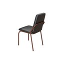 Ver imagem 4 de Kit 4 Cadeiras para Sala de Jantar Malibu Preto/Liso/Marrom