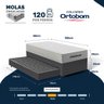 Cama Box com Colchão de Molas Ensacadas Ortobom One Face Plenno Superpocket + Auxiliar de Molas - 4