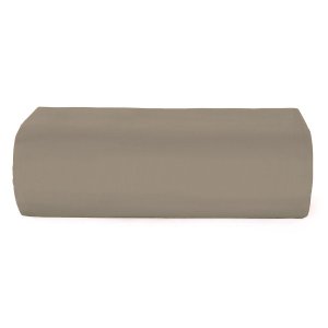 Lençol Avulso - Casal - Crystal - C/ Elástico - Bege Escuro - 100% Algodão - Teka