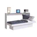 Ver imagem 3 de Cama Articulada Solteiro Horizontal com 4 Nichos CH3080 80cm Branco - Art In Móveis