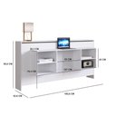 Ver imagem 6 de Cama Articulada Solteiro Horizontal com 4 Nichos CH3080 80cm Branco - Art In Móveis