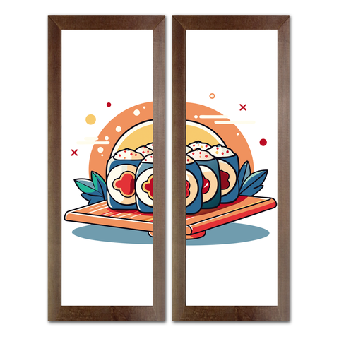 Quadro Decorativo para Cozinha Área Goumet Comida Copa Temperos Frutas 60cm