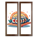 Ver imagem 1 de Quadro Decorativo para Cozinha Área Goumet Comida Copa Temperos Frutas 60cm