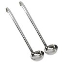 Ver imagem 1 de Conjunto 2 Concha Grande 46cm Inox Profissional Weck Buffet Servir Restaurantes Molhos Sopas Feijão