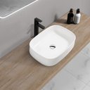 Ver imagem 3 de Cuba Retangular de Bancada Banheiro Louça com Valvula 55x39 Mx202 Cor:branco