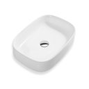 Ver imagem 1 de Cuba Retangular de Bancada Banheiro Louça com Valvula 55x39 Mx202 Cor:branco