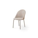 Ver imagem 2 de Kit 6 Cadeiras de Jantar Boucle Off White Tubo Champanhe