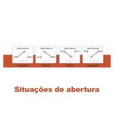 Ver imagem 5 de Kit Porta de Madeira 210x92cm Batente 9cm Fechadura Alavanca Rodam Abertura Direita Marrom/Imbuia