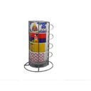 Ver imagem 2 de Torre com 4 Xicaras Personalizadas + Suporte aramado Reidopendrive TX1
