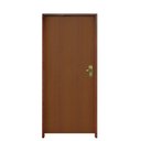 Ver imagem 2 de Kit Porta de Madeira 210x62cm Batente 9cm Fechadura Golf Rodam Abertura Esquerda Marrom/Imbuia