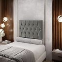 Ver imagem 1 de Painel Centaurus 100 / N-023 Veludo Cinza Claro