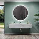 Ver imagem 2 de Espelho Luna 70x70cm com LED e Desembaçador Baumê