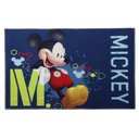 Ver imagem 1 de Tapete Mickey Fun Infantil Criança Bebê 1 Metro Decoração Quarto Sala Banheiro Masculino Disney Azul