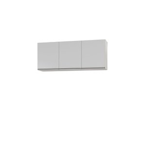 Armário Aéreo 3 Portas Nathan 120cm Branco