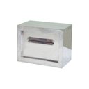 Ver imagem 1 de Caixa Correio Carta Condomínio Detras Inox Chave 15x30x18cm