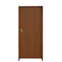 Ver imagem 2 de Kit Porta de Madeira 210x82cm Batente 11cm Fechadura Golf Rodam Abertura Direita Marrom/Imbuia