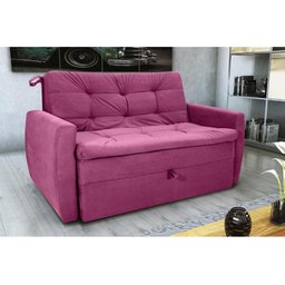 Sofá Cama Meg 2 Lugares Veludo Matrix - 2