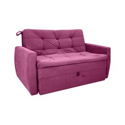 Sofá Cama Meg 2 Lugares Veludo Matrix - 1