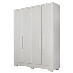 Guarda Roupa Quartzo 4 Portas 2 Gavetas com 6 Pés Clic Móveis - 2