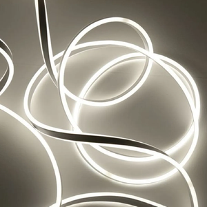 Kit Fita Neon 12v Flexível Silicone Ip65 5 Metros + Fonte 5a Cores:branco-frio