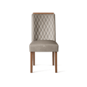 Ver imagem 6 de Conjunto Sala de Jantar Mesa com 6 Cadeiras Rubi - Amendoa Off White