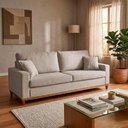 Ver imagem 5 de Sofá Living Marau 1,50m Bouclê Bege - King House