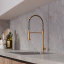 Ver imagem 5 de Torneira Gourmet Rosê Gold Bancada Cozinha Água Fria