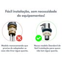 Ver imagem 3 de Torneira Gourmet Rosê Gold Bancada Cozinha Água Fria