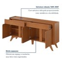 Ver imagem 6 de Buffet Arcus 4 Portas e 2 Gavetas 172 cm Naturalle - Mavaular