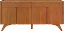 Ver imagem 7 de Buffet Arcus 4 Portas e 2 Gavetas 172 cm Naturalle - Mavaular