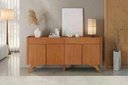 Ver imagem 5 de Buffet Arcus 4 Portas e 2 Gavetas 172 cm Naturalle - Mavaular