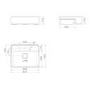 Ver imagem 4 de Cuba Retangular de Semiencaixe com Mesa Deca 50cm Branca L.63050.m.17