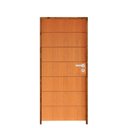 Ver imagem 2 de Kit Porta de Madeira 210x72cm Batente 9cm Fechadura Stilo Belissima 2 Rodam Abertura Esquerda Marrom